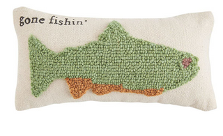 Fish Mini Hook Lake Pillow