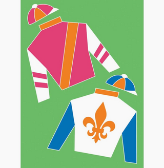 Fleur De Lis Derby Garden Flag
