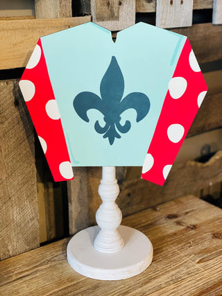 Fleur De Lis Silk Topper