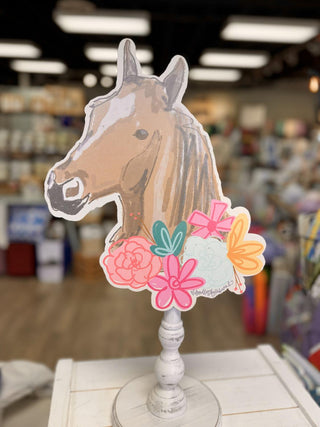 Floral Horse Topper