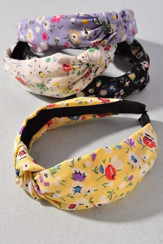 Floral Knot Headband (More Colors)
