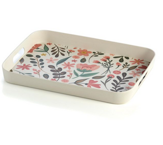 Floral Melamine Tray