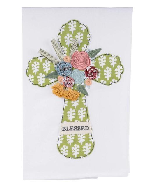 Flower Blessed Tea Towel