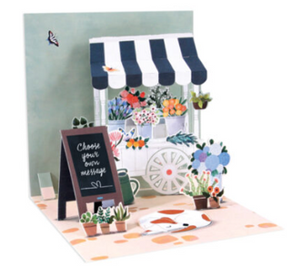 Flower Cart Card