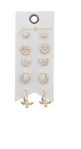 Flower Hoop Earring