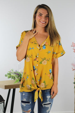 Forever Grateful Floral Top