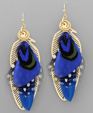 Frida Earrings Blue