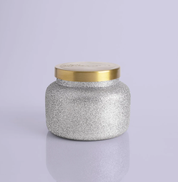 Frosted Fireside Glam Candle