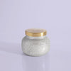 Frosted Fireside Silver 8oz Candle
