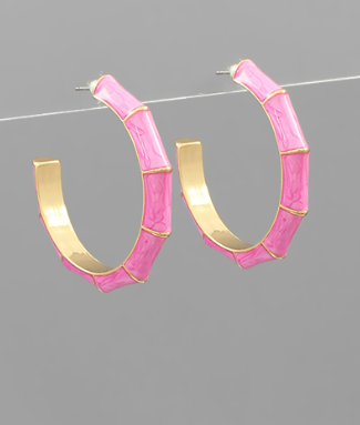 Fuchsia Bamboo Hoop