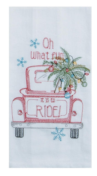 Fun To Ride Embrodery Towel