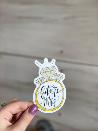 Future Mrs Ring Sticker