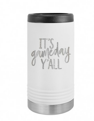 Game Day Y'all White Slim Can