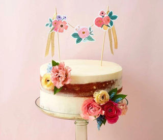 Garden Party Cake Topper