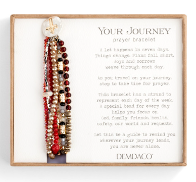 Garnet Beaded Prayer Bracelet Darling State of Mind