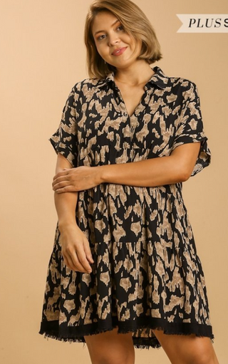 Get Your Attention Dress- Plus