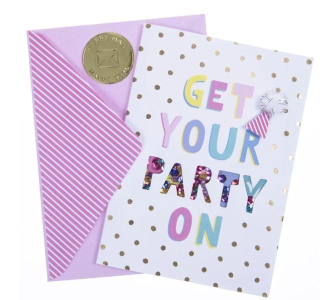 Get Your Party Birthday Card