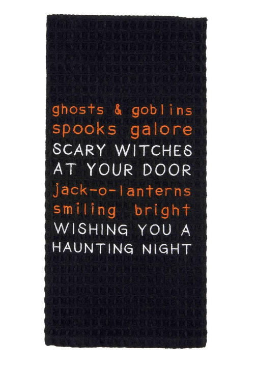 Ghost Goblins Waffle Towel