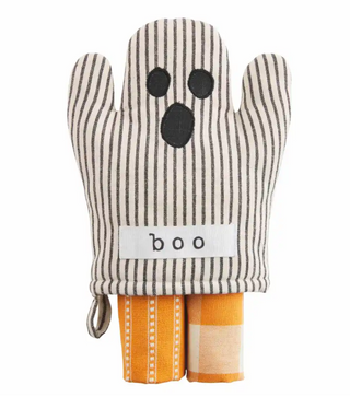 Ghost Oven Mitt Towel Set