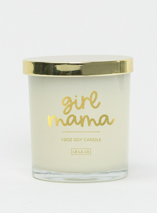 Girl Mama Gold Lid Candle