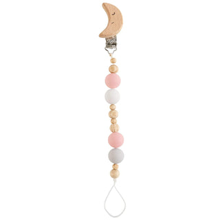 Girl Moon Wooden Pacy Clip