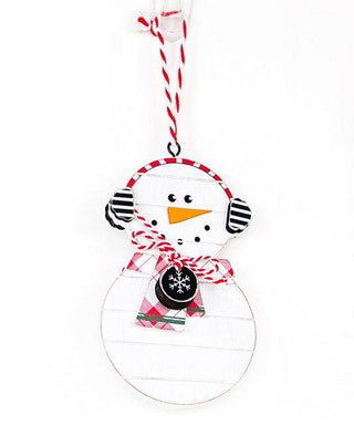 Girl Snowman Ornament