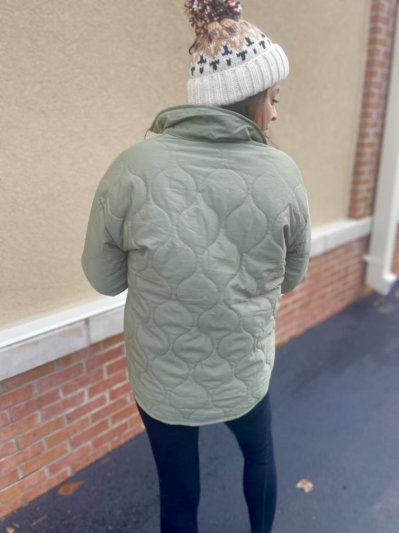 Give It A Whirl Quilted Jacket (More Colors)