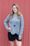 Glacier Scalloped Sweater