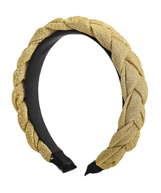 Glitter Girl Headband Gold