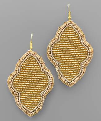 Gold Arabesque Earring