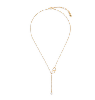 Gold Double Heart Necklace