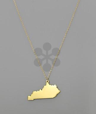 1inch Gold Kentucky Necklace