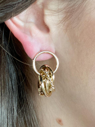 Gold Knot Stud