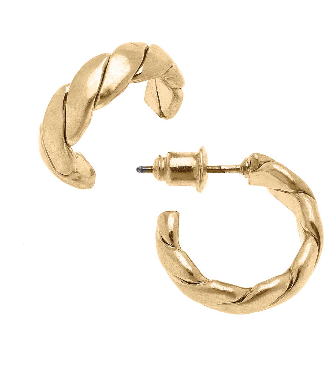 Gold Rebel Scallop Hoop