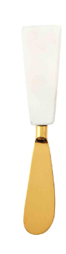 Gold & White Marble Spreader
