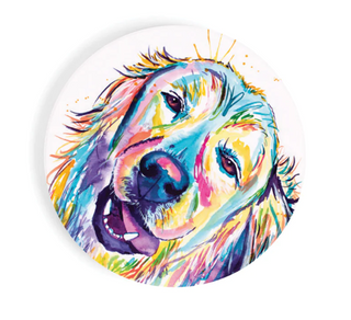 Golden Retriever Car Coaster