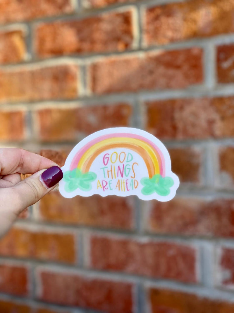 Good Things Rainbow Sticker