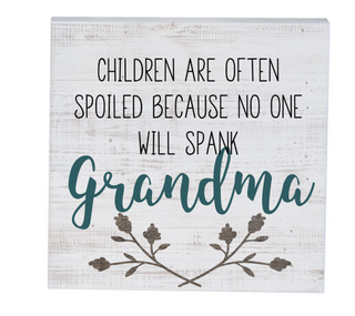 Grandma Block Sign