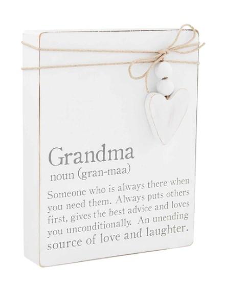 Grandma Definition Plaque