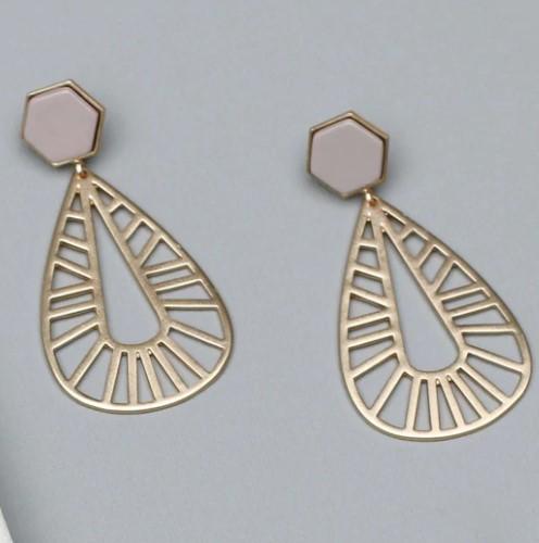 Gray Valentina Earring