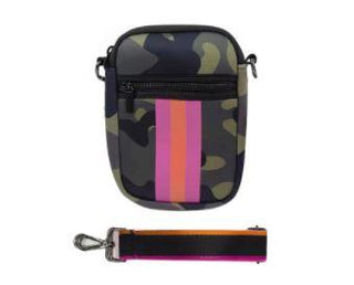 Green Camo Neoprene Crossbody