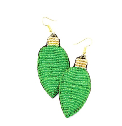 Green Merry & Bright Earring