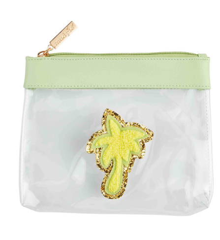 Green Palm Tree Clear Case