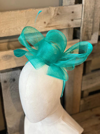 Green Veileld Fascinator