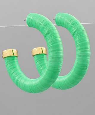 Green Wrapped Hoop