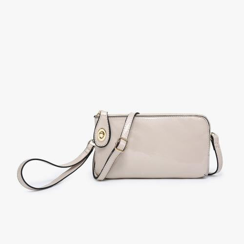 Greige Holographic Kendall Crossbody