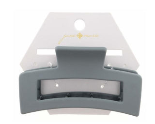 Grey Rectangle Hair Clip