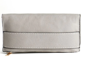 Grey Sophia Clutch