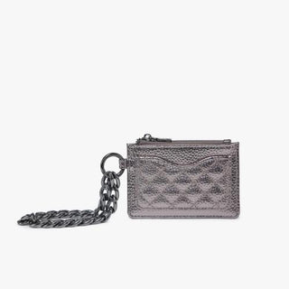 Gunmetal Quilted Wallet Wristl