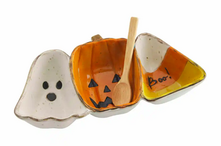 Halloween Triple Candy Dish